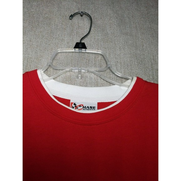 Chase Authentic Nascar Men's Shirt Red & White 2XL Cotton Kasey Kahne - Picture 9 of 12